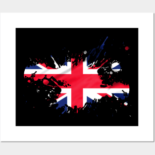 Great Britain Flag Posters and Art